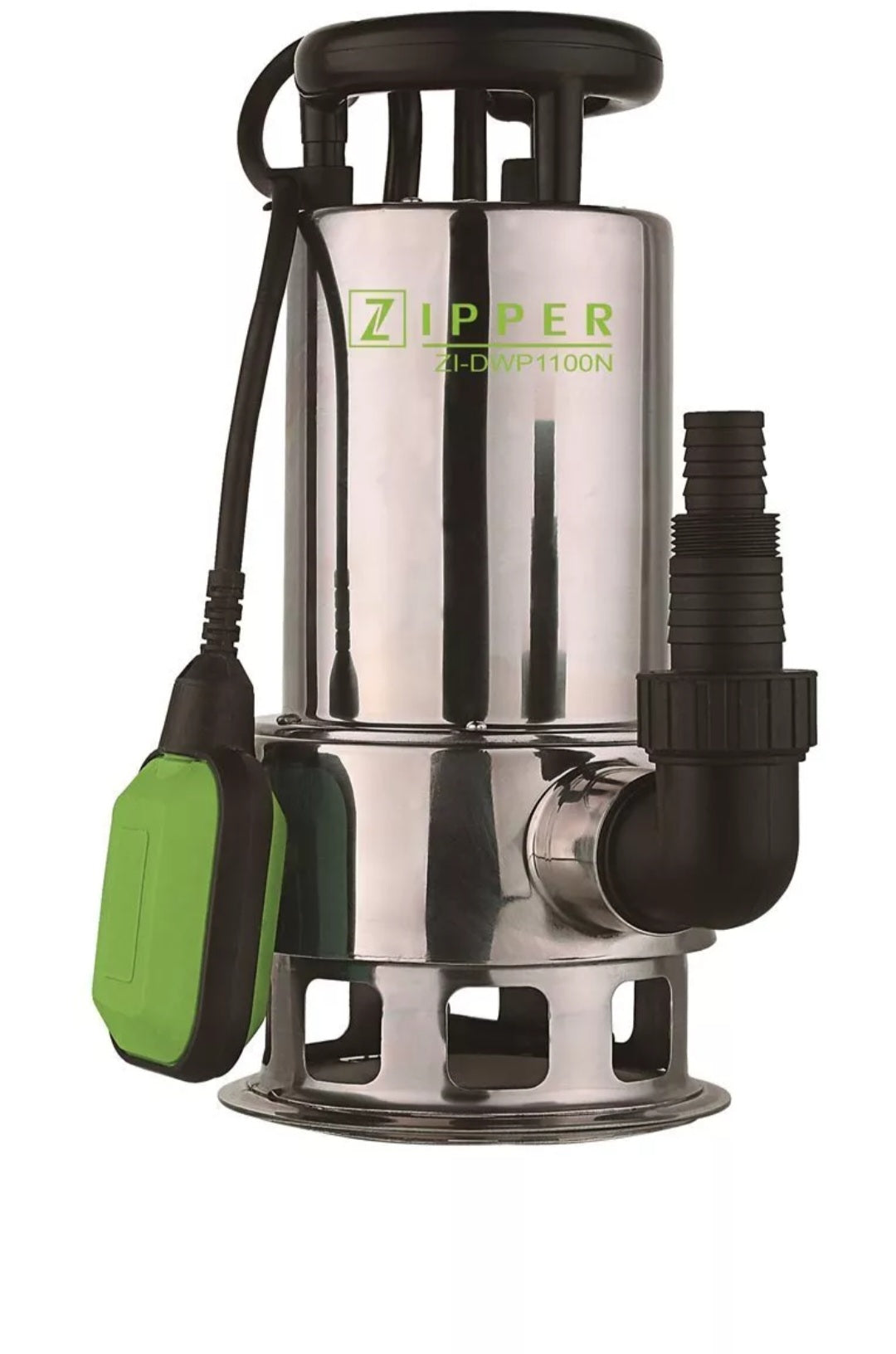 ZIPPER ZI-DWP1100N Schmutzwasser Tauchpumpe Teichpumpe Gartenpumpe